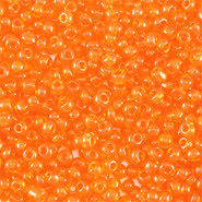 Glas rocailles kralen 11/0 (2mm) Transparent orange